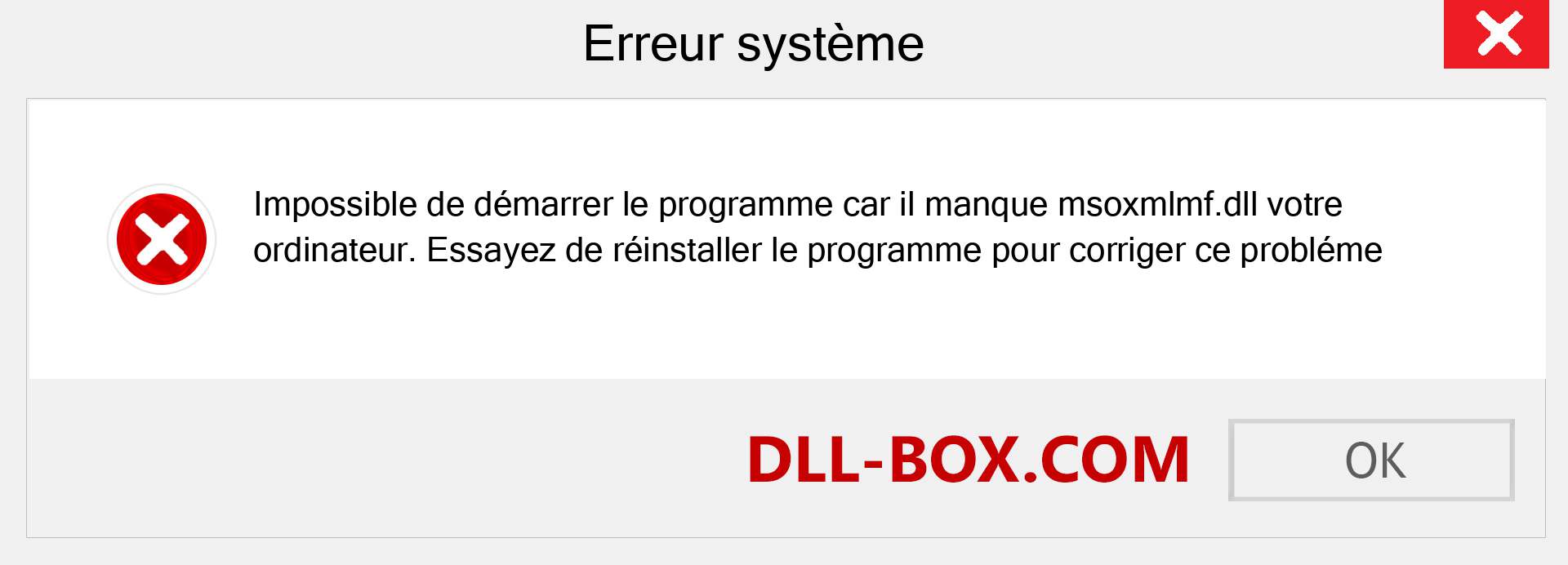 Le fichier msoxmlmf.dll est manquant ?. Télécharger pour Windows 7, 8, 10 - Correction de l'erreur manquante msoxmlmf dll sur Windows, photos, images